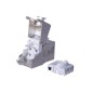 INSERTO JACK SCHERMATO RJ45 CATEGORIA 6A TOOLFREE