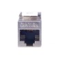 INSERTO JACK SCHERMATO RJ45 CATEGORIA 6A TOOLFREE
