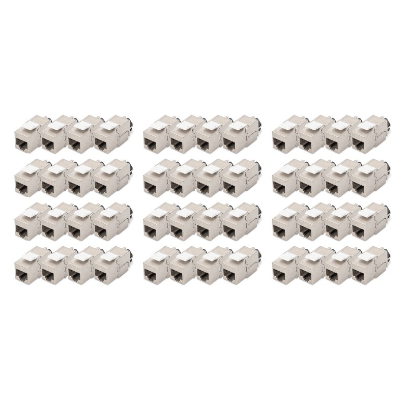 MODULO KEYSTONE CAT 6A, SCHERMATO CON SUPPORTO DEI CAVI INTELLIGENTE - 48 PEZZI
