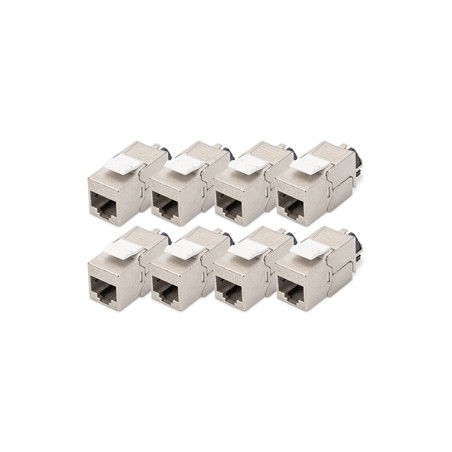 MODULO KEYSTONE CAT 6A, SCHERMATO CON SUPPORTO DEI CAVI INTELLIGENTE - 8 PEZZI