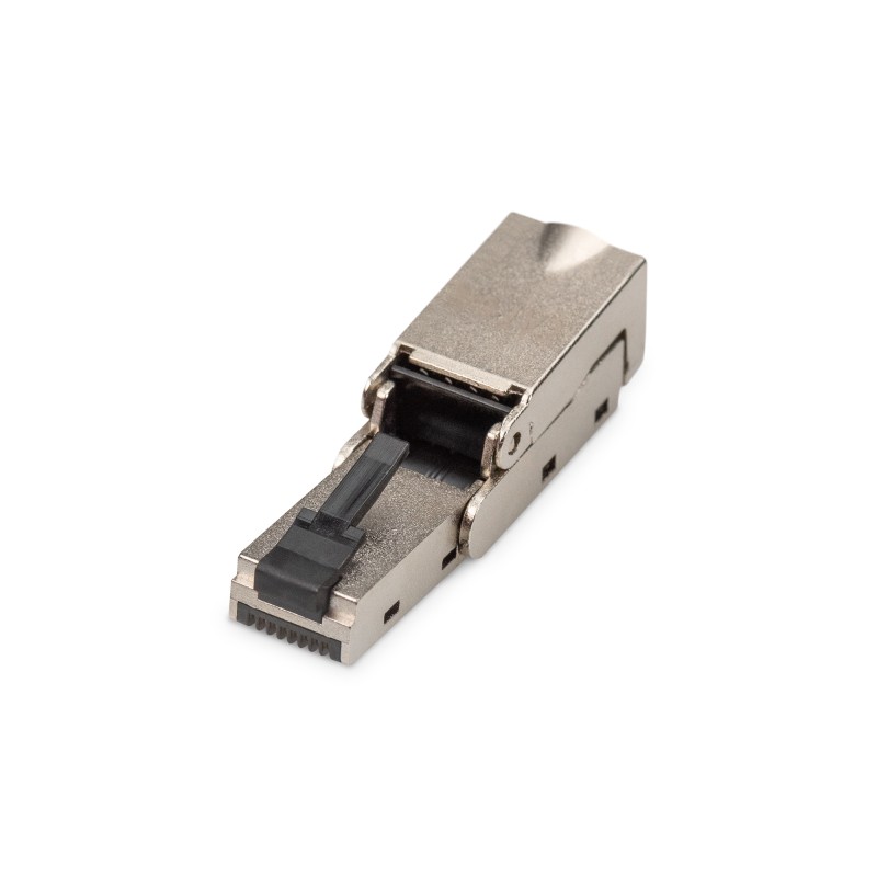 SPINA RJ45 SCHERMATA 6A PER INSTALLAZIONE SENZA ATTREZZI PIEGHEVOLE