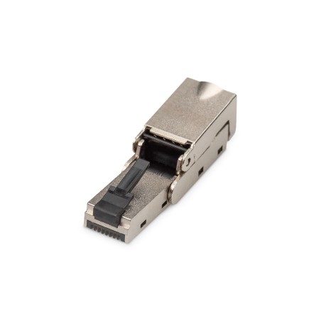 SPINA RJ45 SCHERMATA 6A PER INSTALLAZIONE SENZA ATTREZZI PIEGHEVOLE