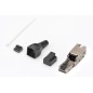 SPINA RJ45 SCHERMATA 6A PER INSTALLAZIONE SENZA ATTREZZI PIEGHEVOLE