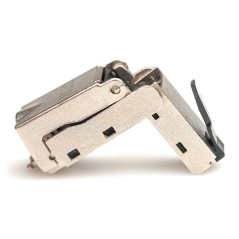 SPINA RJ45 SCHERMATA 6A PER INSTALLAZIONE SENZA ATTREZZI PIEGHEVOLE