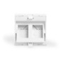 PANNELLO FRONTALE, 2 PORTE, 45 X 45 MM, ANGOLATO, PER TELAIO DN-93802-5-SH