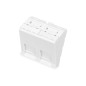 PANNELLO FRONTALE, 2 PORTE, 45 X 45 MM, ANGOLATO, PER TELAIO DN-93802-5-SH
