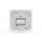 PANNELLO FRONTALE PER CASSETTA 80X80 PER 2 KEYSTONE JACK
