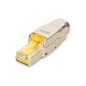 DIGITUS CONNETTORE DI CAMPO CAT 8.1, SCHERMATO, CONNESSIONE DI MONTAGGIO SENZA ATTREZZI