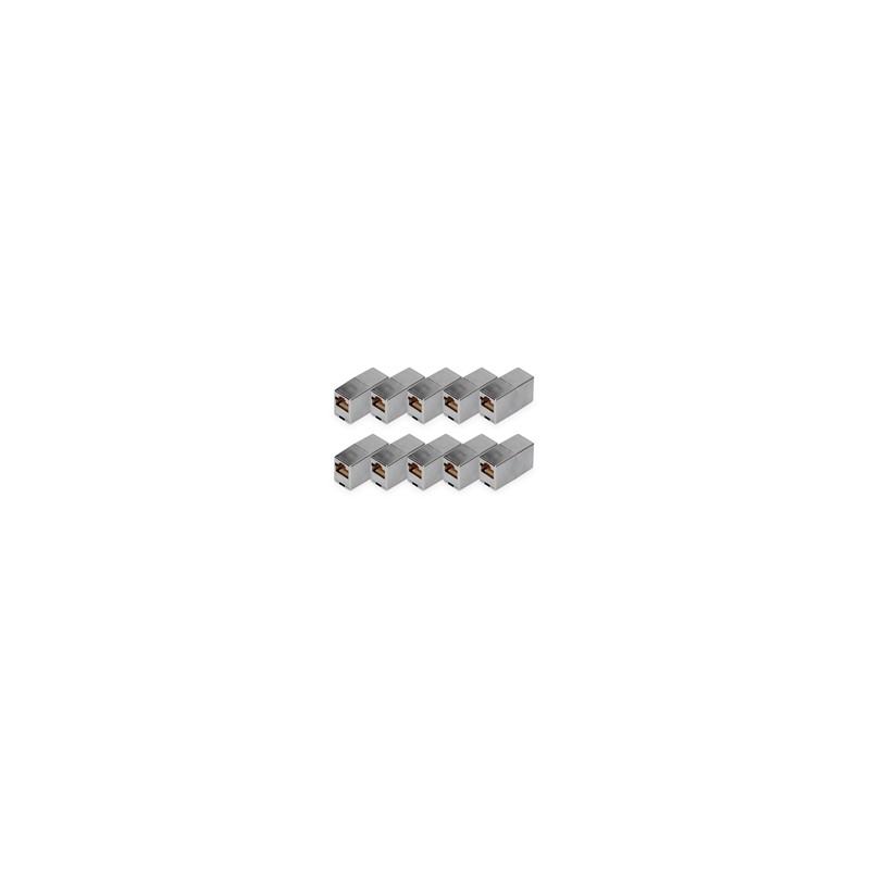 ACCOPPIAMENTO MODULARE RJ45 CAT 5E, CLASSE D - 10 PEZZI