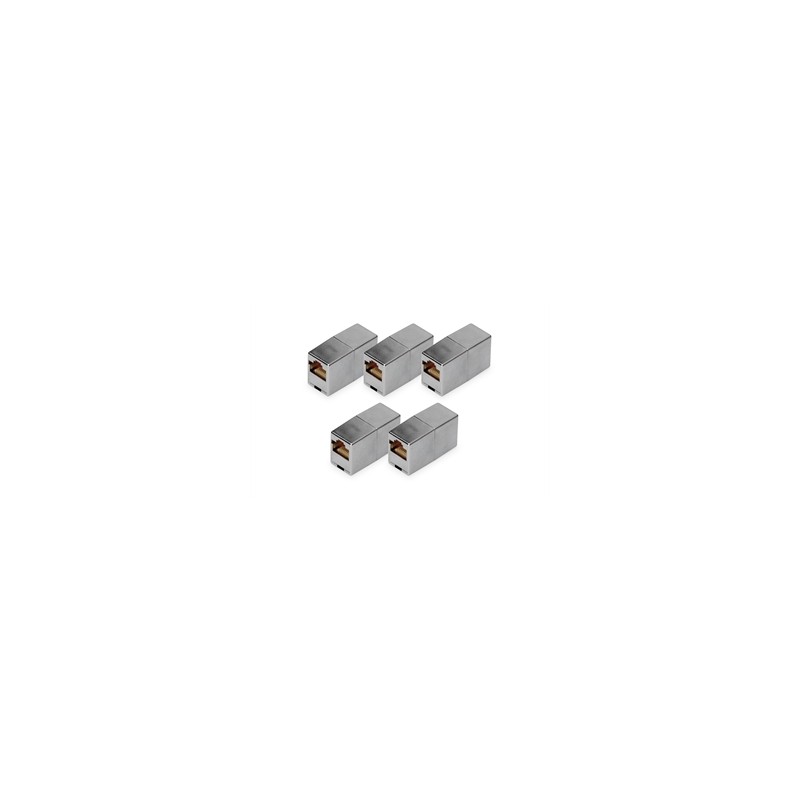 ACCOPPIAMENTO MODULARE RJ45 CAT 5E, CLASSE D - 5 PEZZI
