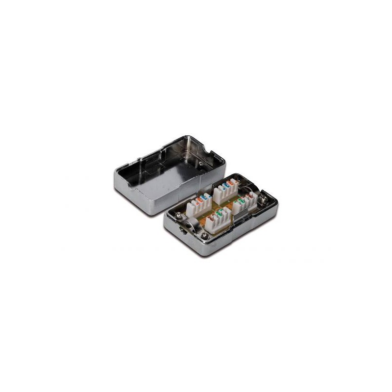 SCATOLA DI CONNESSIONE SCHERMATA PER SPEZZONI CAVI RETE CAT.6