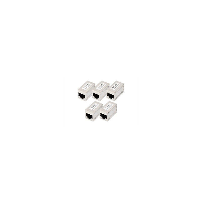 ACCOPPIAMENTO MODULARE CAT 6A, SCHERMATO - 5 PEZZO