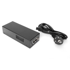 INIETTORE POE++ ETHERNET GIGABIT, 802.3BT 85 WATT