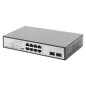 DIGITUS SWITCH GIGABIT 8 PORTE CON 6 X PORTE POE, 2 X RJ45, 2 X SFP UPLINK, 802.3 AF/AT/BT