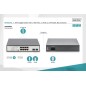 DIGITUS SWITCH GIGABIT 8 PORTE CON 6 X PORTE POE, 2 X RJ45, 2 X SFP UPLINK, 802.3 AF/AT/BT