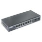 SWITCH 8 PORTE GIGABIT POE LAYER 2 CON DUE PORTE SFP