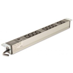 MULTIPRESA 10 PRESE FEMMINA IEC C13 1 UNITA' 19" PER ARMADI RACK