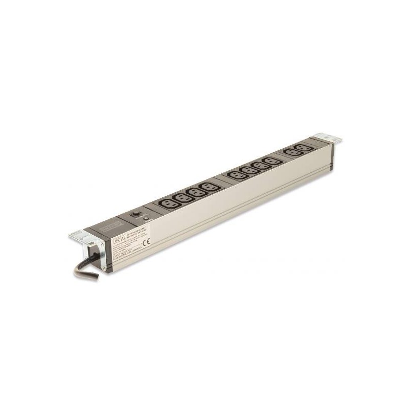 MULTIPRESA 10 PRESE FEMMINA IEC C13 1 UNITA' 19" PER ARMADI RACK MULTIPRESA 10 PRESE FEMMINA IEC C13 1 UNITA' 19" PER ARMADI RACK