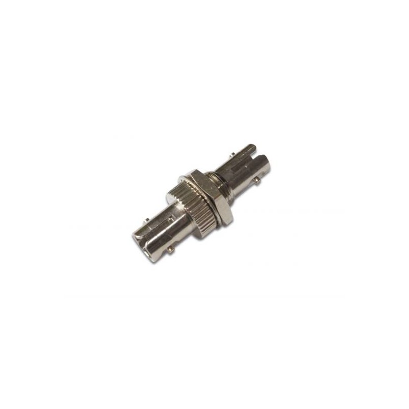 ADATTATORE PER FIBRA OTTICA CON CONNETTORI ST-ST SIMPLEX FEMMINA/FEMMINA