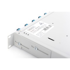 BOX FIBRA OTTICA 1U INSTALLAZIONE RAPIDA SENZA PANNELLO FRONTALE VITI INCLUSE GRIGIO RAL7035 DIGITUS