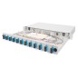 BOX FIBRA OTTICA 1U INSTALLAZIONE RAPIDA SENZA PANNELLO FRONTALE VITI INCLUSE GRIGIO RAL7035 DIGITUS