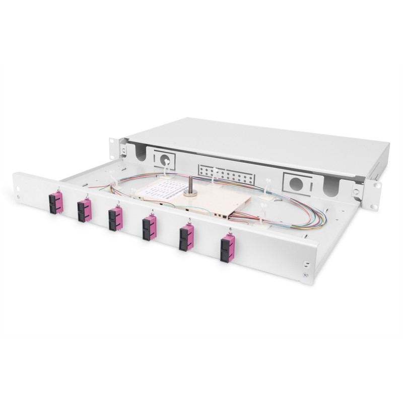 SCATOLA DI GIUNZIONE PER FIBRE OTTICHE, ASSEMBLATA, SC, OM4