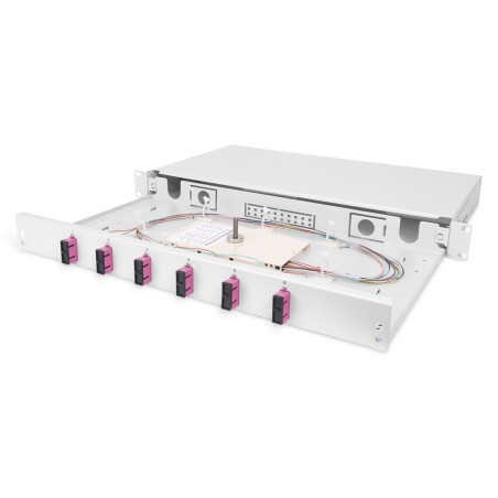 SCATOLA DI GIUNZIONE PER FIBRE OTTICHE, ASSEMBLATA, SC, OM4