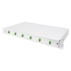SCATOLA DI GIUNZIONE PER FIBRE OTTICHE, ASSEMBLATA, 6X LC-APERSONAL COMPUTER DX, OS2