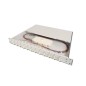 PANNELLO ESTRAIBILE 19" PER FIBRA OTTICA CON 12 CONNETTORI LC OM3 MULTIMODE