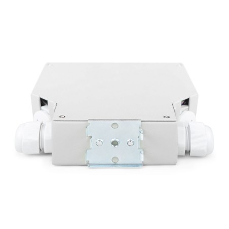 SCATOLA PER GUIDA TOP-HAT IN FIBRA OTTICA, OS2, EQUIPAGGIATA, CON ADATTATORE SC E PIGTAIL