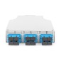 SCATOLA PER GUIDA TOP-HAT IN FIBRA OTTICA, OS2, EQUIPAGGIATA, CON ADATTATORE SC E PIGTAIL