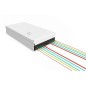 UNIBOX FIBRA OTTICA PER MONTAGGIO A PARETE 265 X 150 X 55 MM, GRIGIO (RAL 7035) DIGITUS