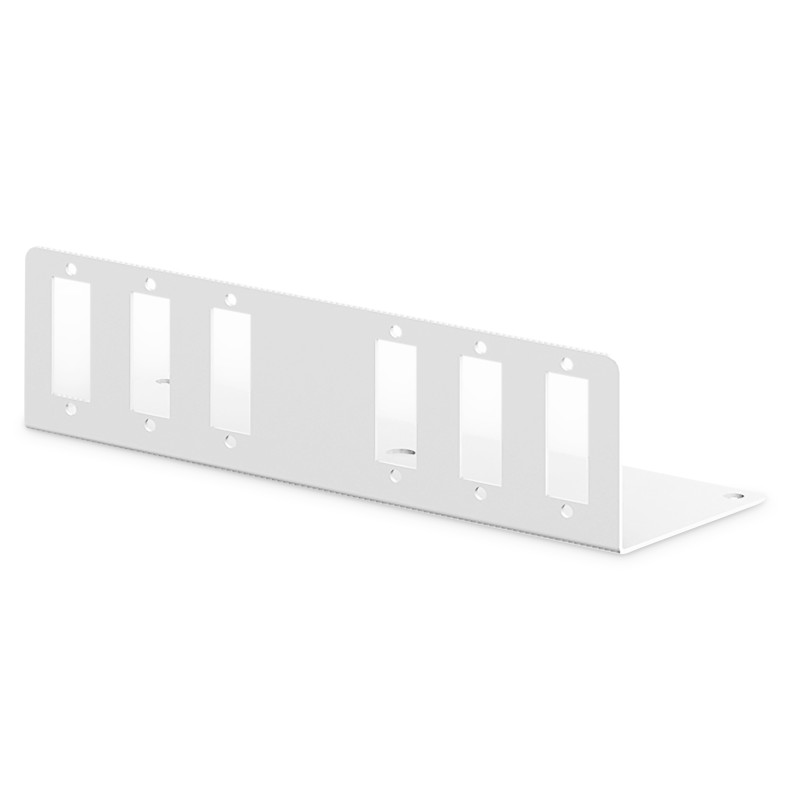 PIASTRA ADATTATORE PER DN-96800S-2, GRIGIO (RAL 7035) 6 SC-DX, LC-QD