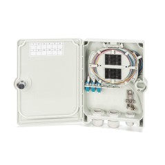 DIGITUS ALLOGGIAMENTO PER CONNESSIONE FTTH/FTTB, ASSEMBLATO, OS2, 12 FIBRE, LC/PC