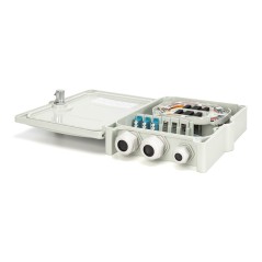 DIGITUS ALLOGGIAMENTO PER CONNESSIONE FTTH/FTTB, ASSEMBLATO, OS2, 12 FIBRE, LC/PC