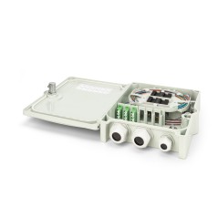 DIGITUS ALLOGGIAMENTO PER CONNESSIONE FTTH/FTTB, ASSEMBLATO, OS2, 12 FIBRE, LC/APC