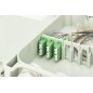 DIGITUS ALLOGGIAMENTO PER CONNESSIONE FTTH/FTTB, ASSEMBLATO, OS2, 12 FIBRE, LC/APC