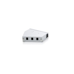DIGITUS DISTRIBUTORE DI GIUNZIONI SU GUIDA DIN PER FIBRE OTTICHE, ANGOLARE, 6 SC SX/LC DX, GRIGIO
