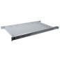 RIPIANO PER ARMADI RACK 19" ESTENSIONE VARIABILE 700-900 MM CON 4 AGGANCI COLORE GRIGIO