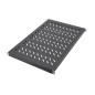 RIPIANO PER ARMADI RACK 19" ESTENSIONE VARIABILE 700-900 MM CON 4 AGGANCI COLORE NERO