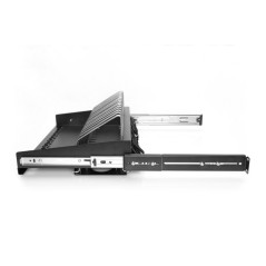 MENSOLA ESTRAIBILE PER TABLET, PORTATILI, SMARTPHONE 175X483X340 MM, NERO (RAL 9005)