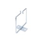 ANELLO GUIDACAVI ZINCATO PER RACK 19" MM 80X80 ENTRATA CAVI ANTERIORE ATTACCO CENTRALE