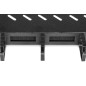 RIPIANO PER ARMADI RACK 19" CON GESTIONE CAVI PER ARMADI 800 MM COLORE NERO