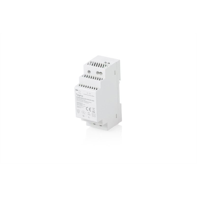 DIGITUS 24V / 1,5A / 36W ALIMENTATORE A GUIDA DIN A PASSO (SLIM, CLASSE II)