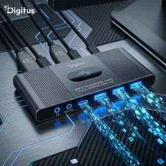 SWITCH KVM HDMI USB-C 3.0, 2 PORTE, 4K60HZ, LINEA CORE