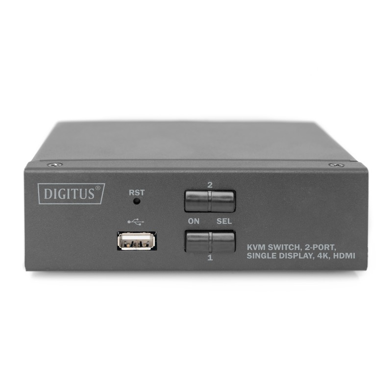 SWITCH KVM 2 PORTE 4K, 1 SCHERMO HDMI ® USB