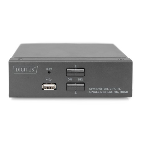 SWITCH KVM 2 PORTE 4K, 1 SCHERMO HDMI ® USB