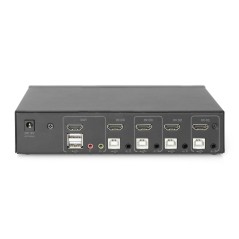 SWITCH KVM 4 PORTE 4K, 1 SCHERMO HDMI ® USB