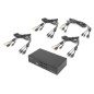 SWITCH KVM 4 PORTE 4K, 1 SCHERMO HDMI ® USB