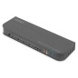 DIGITUS SWITCH KVM, 4 PORTE, 4K60HZ, 4 X DP IN, 1 X DP/HDMI OUT